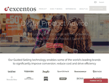 Tablet Screenshot of excentos.com
